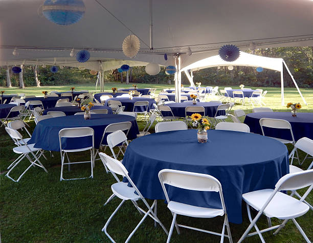 Chairs, tables, tents and party essentials.